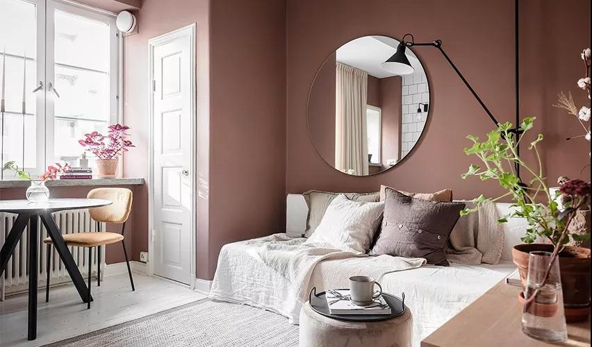 單身女子 25㎡柔和煙熏粉小宅！問你羨慕不？