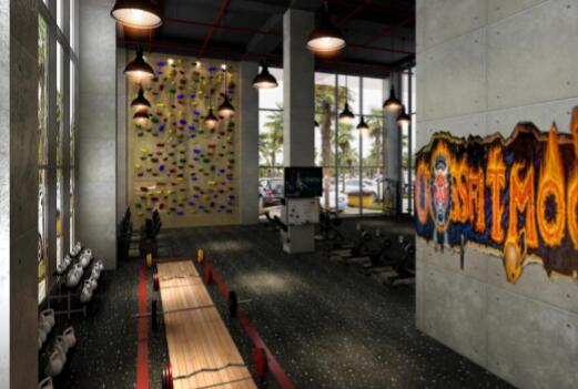 健身房裝修設(shè)計(jì),大連健身房裝修案例效果圖